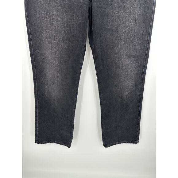 Garage Denim Black Wash 90's Straight Jeans Loose Fit Womens Size 9 - Picture 3 of 7